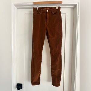 7 For All Mankind Women’s Brown Corduroy Pants 27 skinny cut